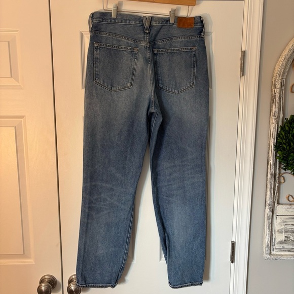 J. Crew Slouchy Boyfriend Jean in Southern Sky Wash Distressed Mom Baggy 29T L - Picture 8 of 11